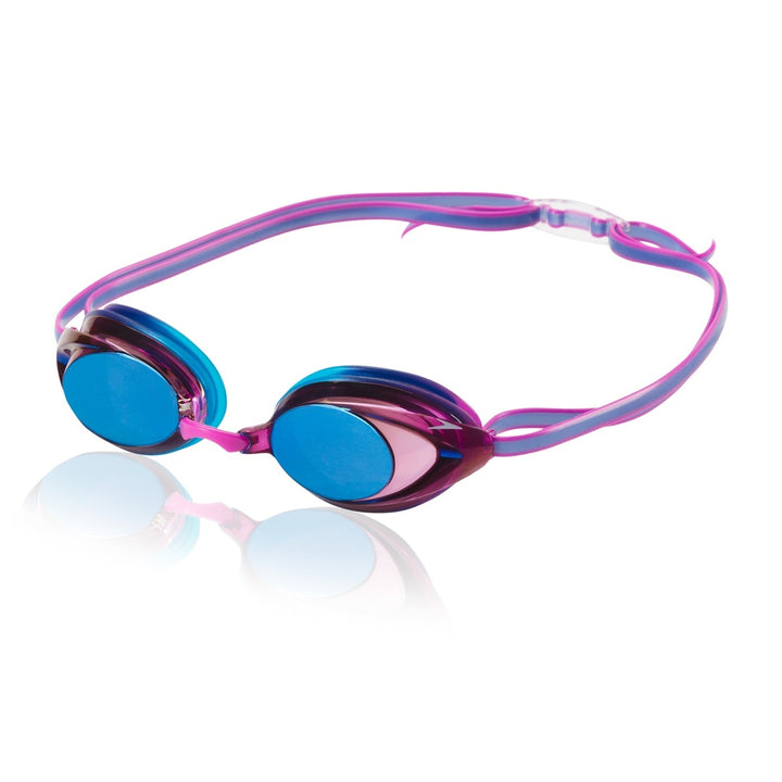 Speedo Women's Vanquisher 2.0 Mirrored Swim Goggle Purple Dream