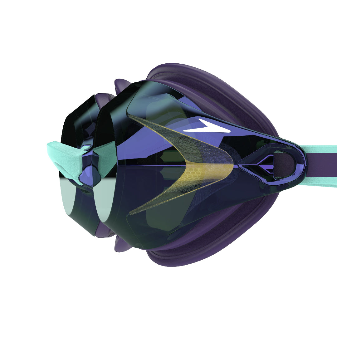 Speedo Women's Vanquisher 3.0 Mirror Swim Goggle Acai Purple
