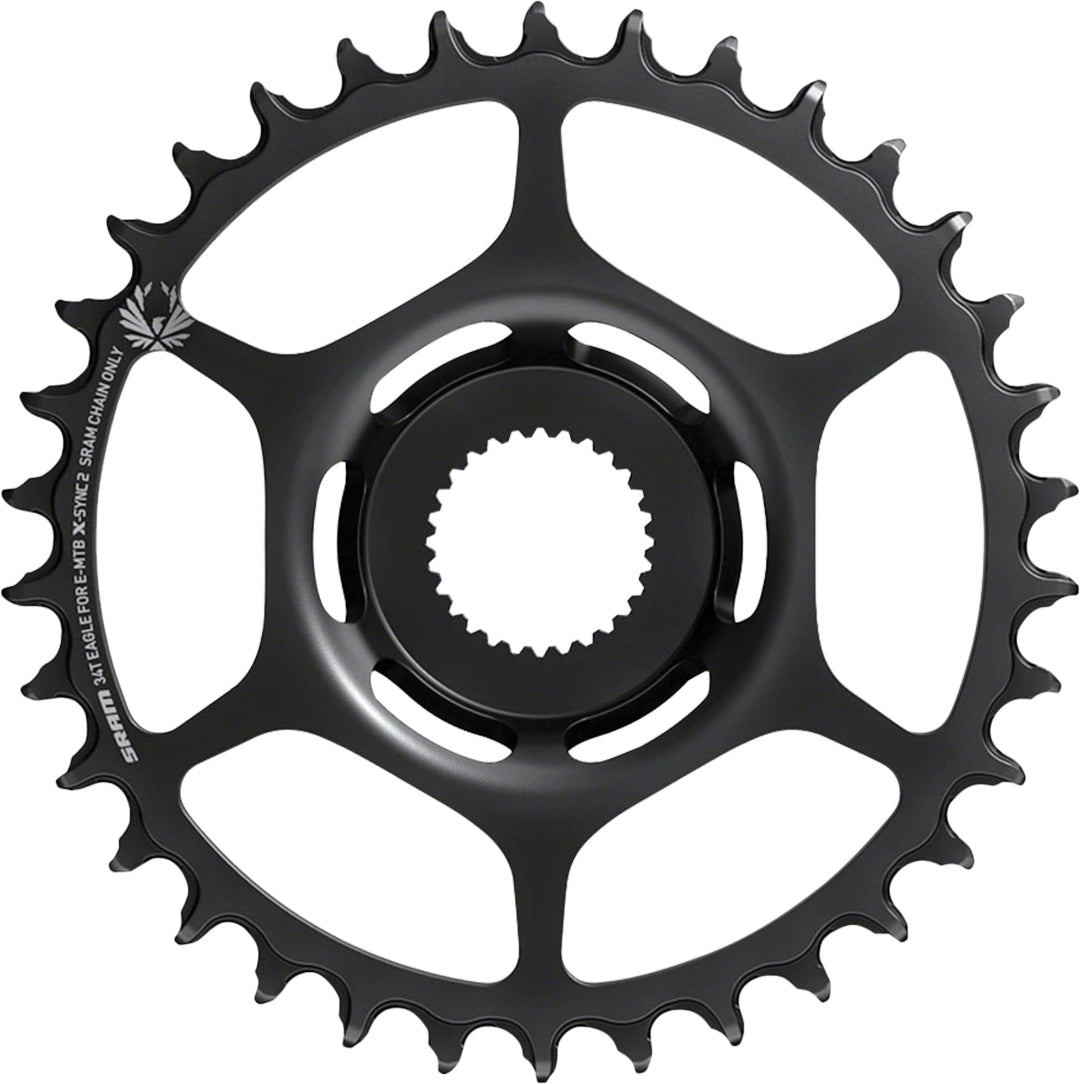 SRAM X-Sync2 Eagle (Steel) Bosch Gen4 12/11-Speed Direct Mount Chainring black
