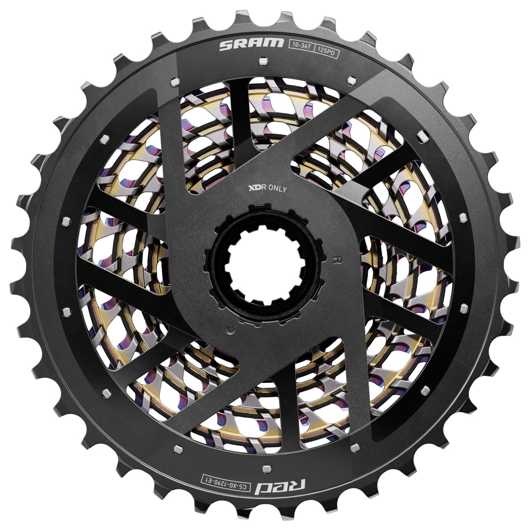 SRAM XG-1290 E1 12-Speed Cassette rainbow