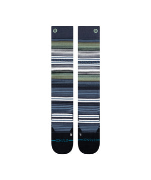 Stance Senior Curren Wool Snow Socks women's navy blue green white men's