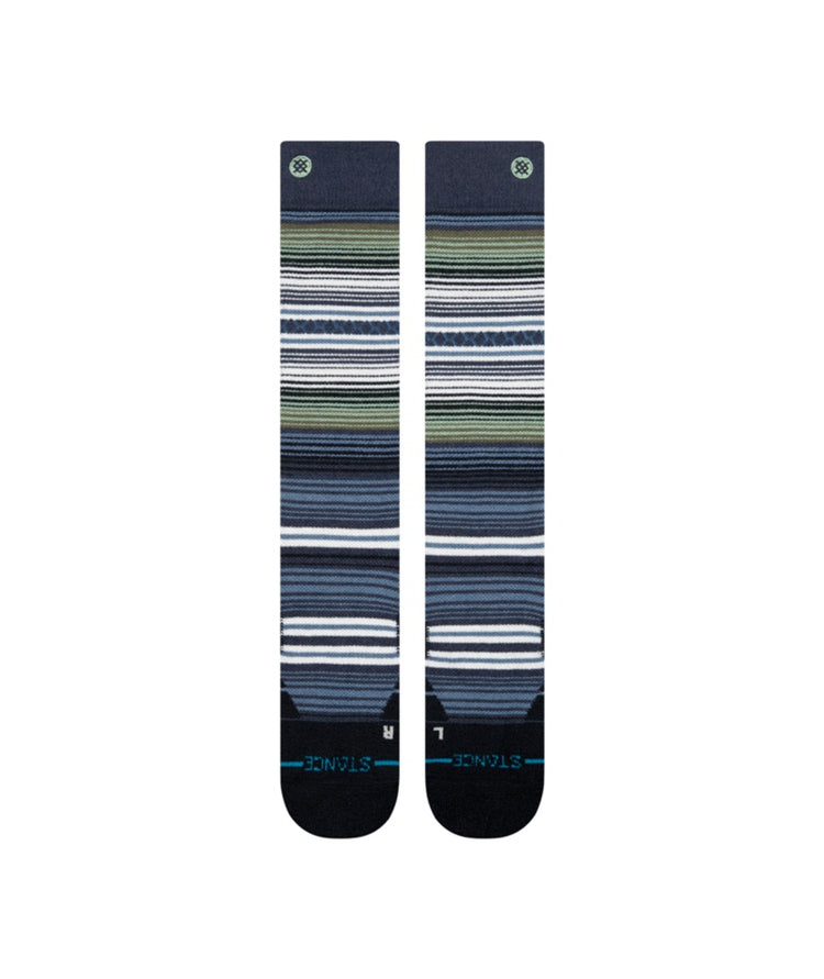 Stance Senior Curren Wool Snow Socks women's navy blue green white men's