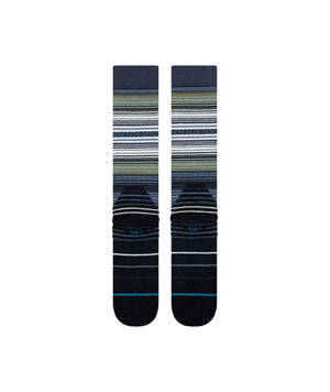 Stance Senior Curren Wool Snow Socks women's navy blue green white men's