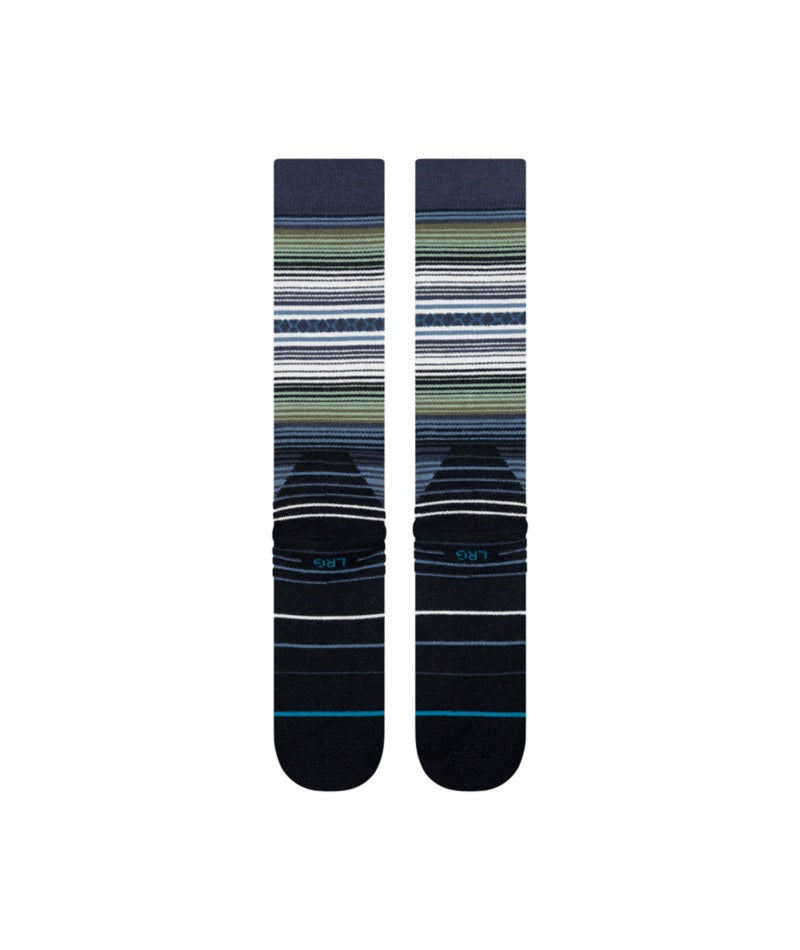 Stance Senior Curren Wool Snow Socks women's navy blue green white men's
