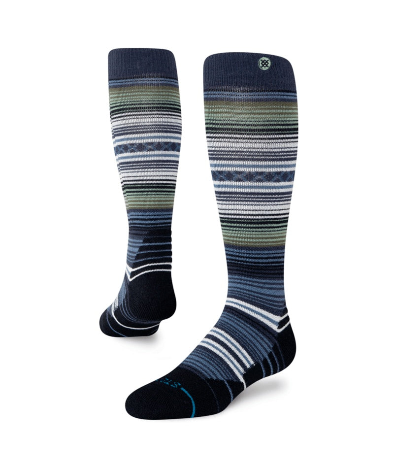 Stance Senior Curren Wool Snow Socks women's navy blue green white men's