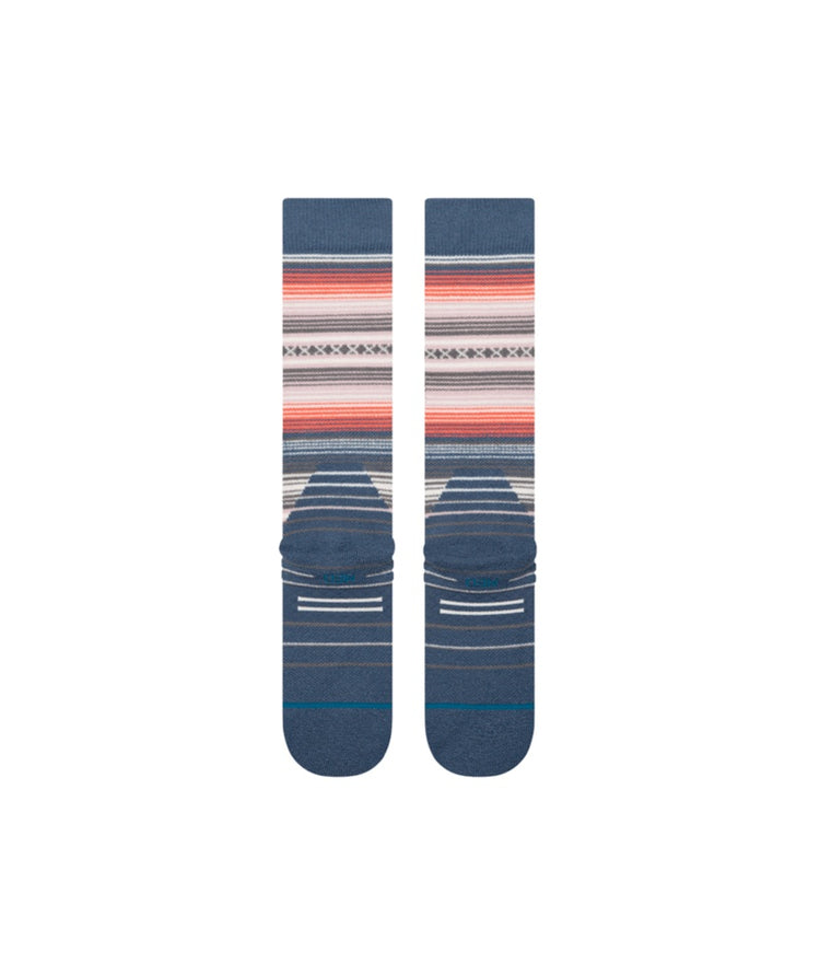 Stance Senior Curren Wool Snow Socks women's sea blue pink