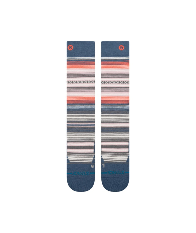 Stance Senior Curren Wool Snow Socks women's sea blue pink
