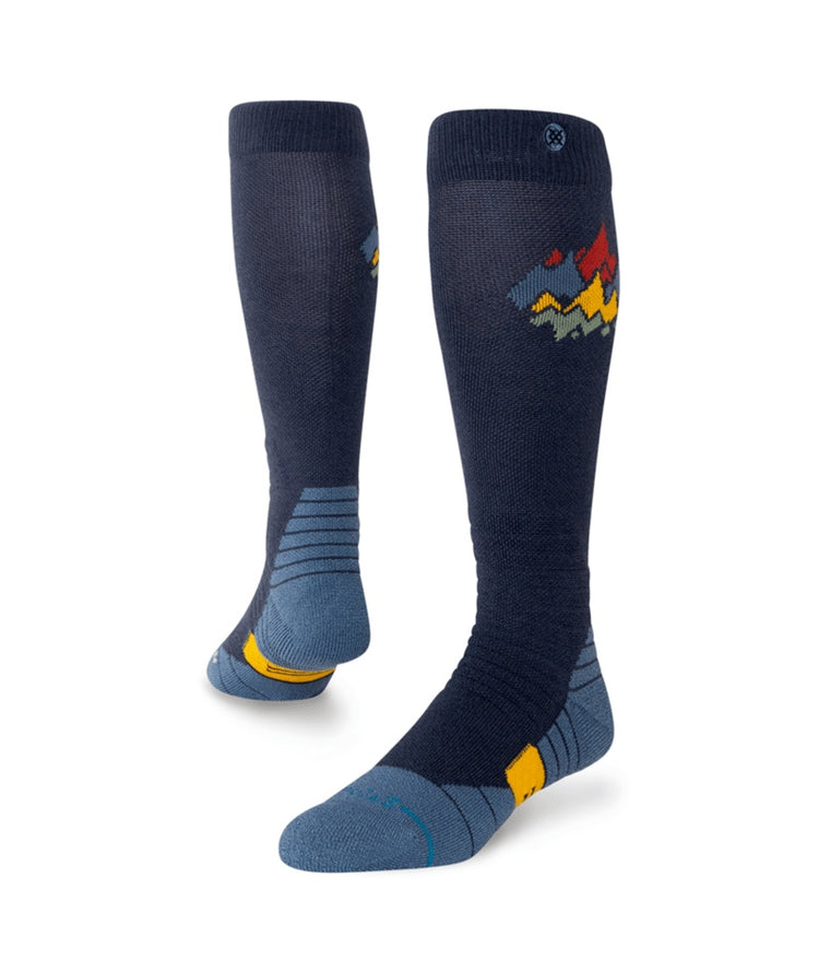 Stance Senior Peaks Wool Snow Socks navy blue 