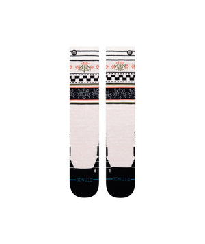 Stance Senior Winter Bloom Poly Snow Socks lilac pink black women's