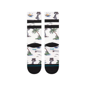 Stance Youth Kool Kats Crew Socks white