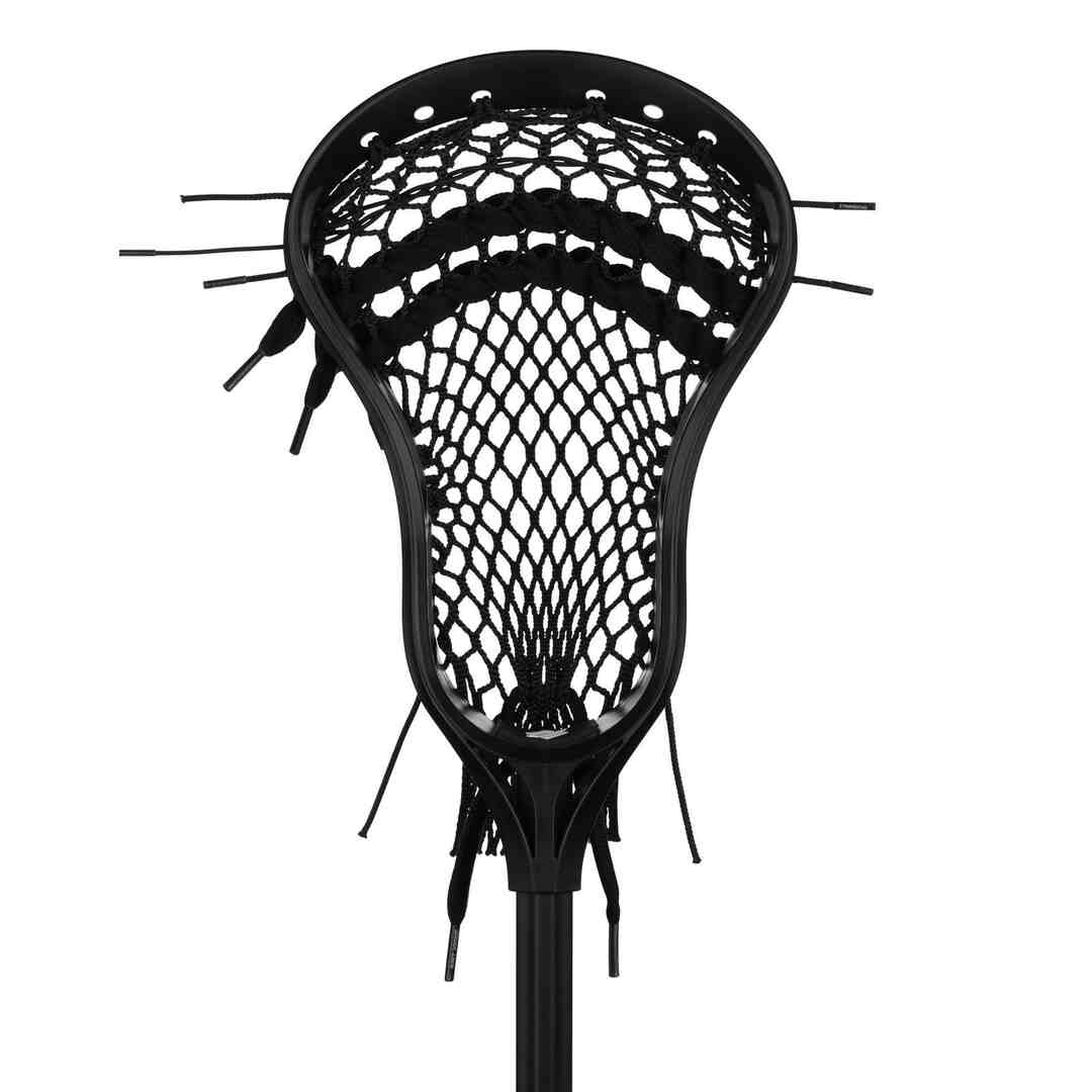 StringKing Youth Starter Jr. Strung Lacrosse Head Black/Black