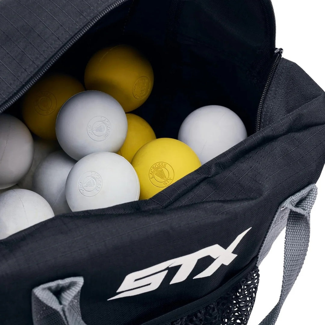 STX Lacrosse Bucket Ball Bag black