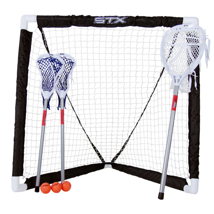 STX Fiddle Lacrosse Game Set- 3 Sticks
