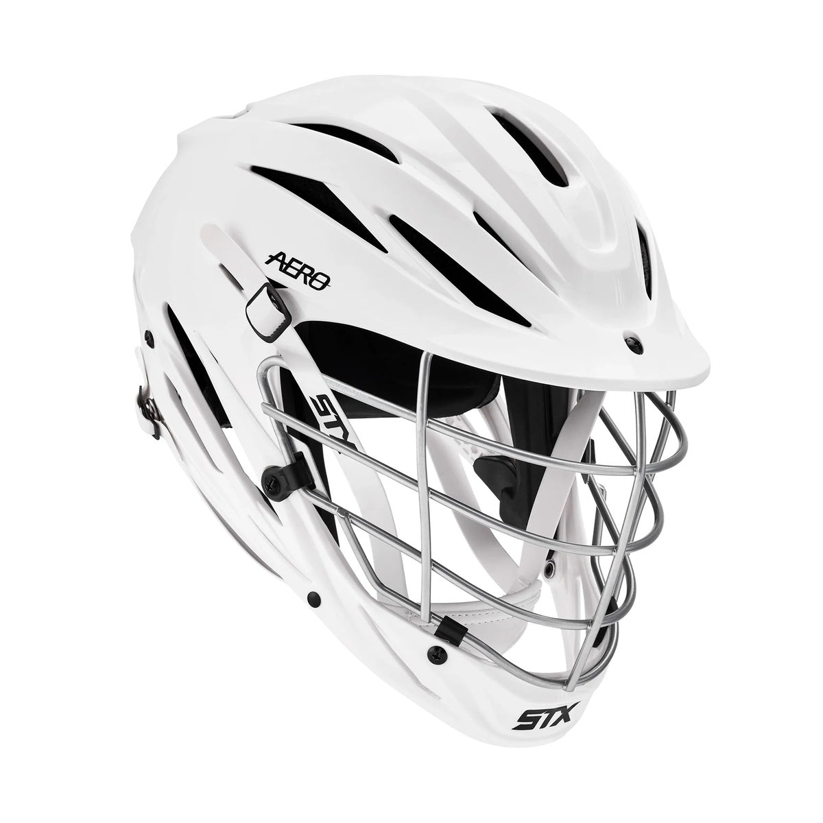STX Senior Aero Lacrosse Helmet white