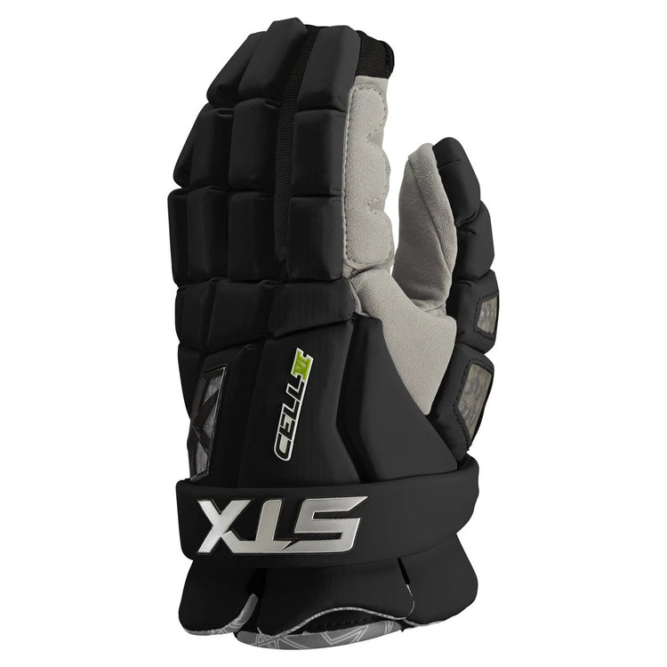 STX Senior Cell VI Lacrosse Gloves black