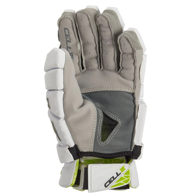 STX Senior Cell VI Lacrosse Gloves white