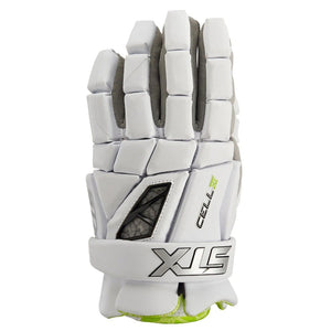 STX Senior Cell VI Lacrosse Gloves white