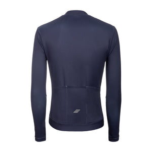 Sugoi Women's Evolution Long Sleeve Bike Jersey Dark Navy/Sky Blue 