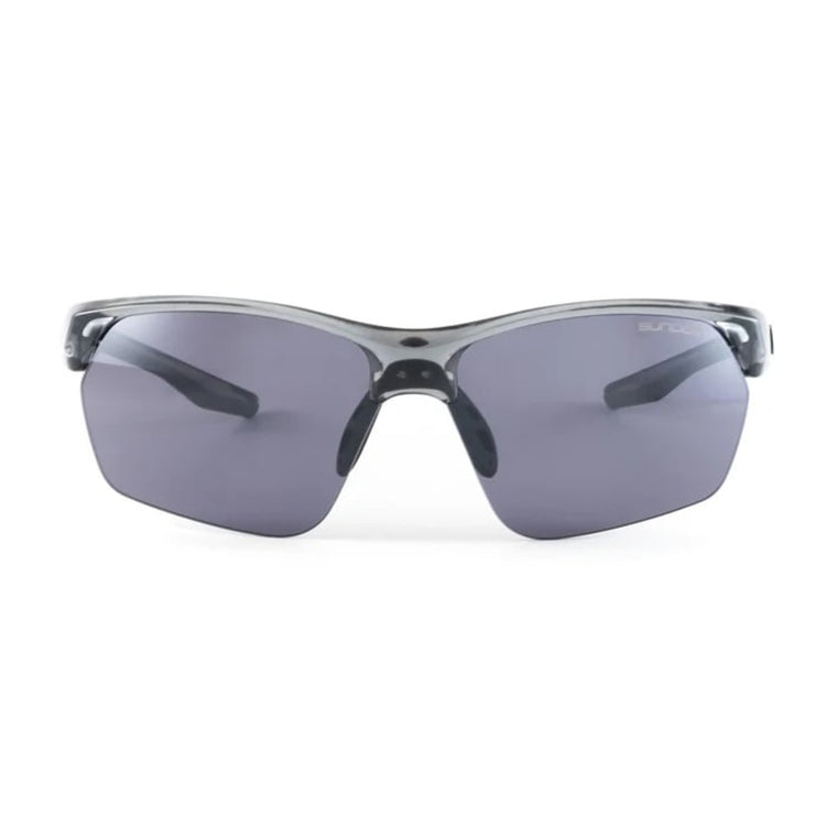 Sundog Huge Fan Sunglasses Dark Crystal Grey/Polycarbonate Brown White-Mirror