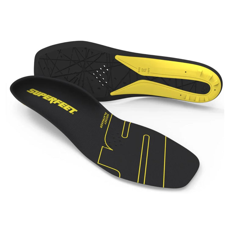 Superfeet Playmaker Hockey Insole black yellow