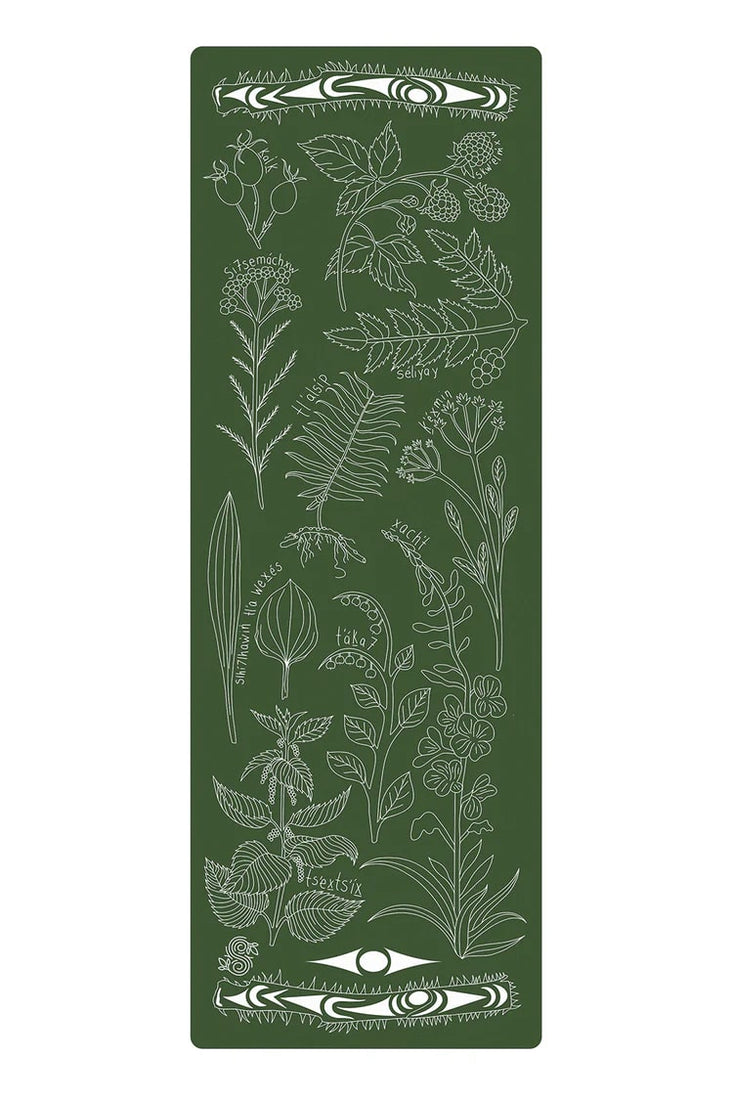 Supported Soul All-in-One Suede 3.5mm Yoga Mat Spenem Green