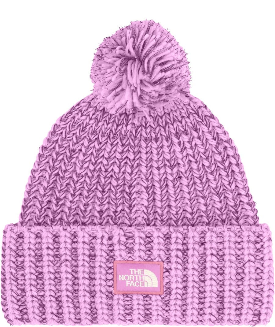 The North Face Cozy Chunky Cabin Beanie TNF Black White Dune