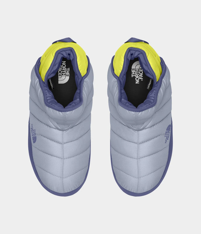 THE NORTH FACE Women's Thermoball Traction Booties dusty periwinkle cave blue yellow