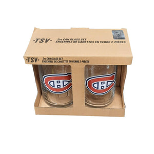 The Sports Vault 16 oz NHL Montreal Canadiens 2-Pack Glass Set