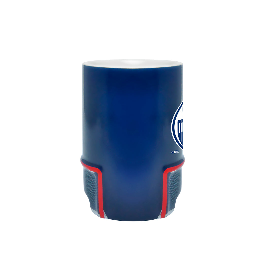 The Sports Vault Edmonton Oilers Practice Shot Mug 17oz blue