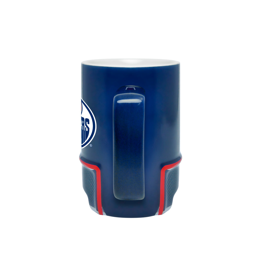 The Sports Vault Edmonton Oilers Practice Shot Mug 17oz blue