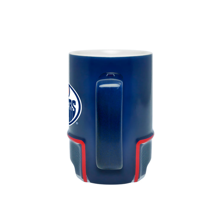 The Sports Vault Edmonton Oilers Practice Shot Mug 17oz blue