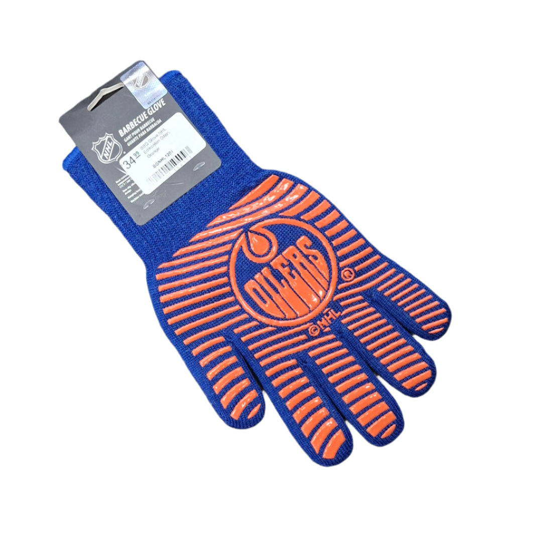 The Sports Vault NHL Edmonton Oilers BBQ/Oven Glove blue