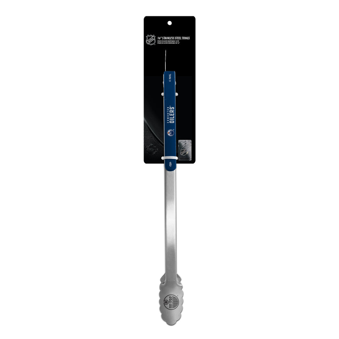 The Sports Vault NHL Edmonton Oilers Kitchen Tongs blue
