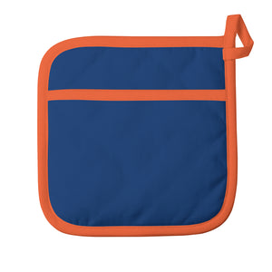 The Sports Vault NHL Edmonton Oilers Kitchen Towel & Pot Holder Set blue