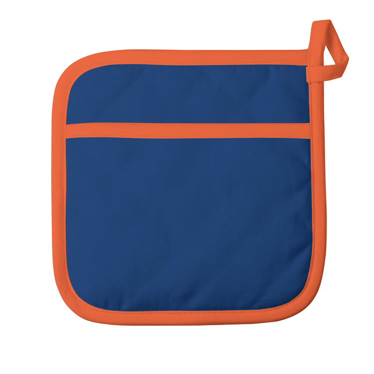 The Sports Vault NHL Edmonton Oilers Kitchen Towel & Pot Holder Set blue