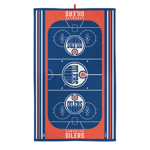 The Sports Vault NHL Edmonton Oilers Kitchen Towel & Pot Holder Set blue