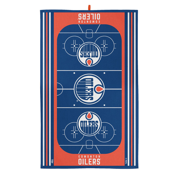 The Sports Vault NHL Edmonton Oilers Kitchen Towel & Pot Holder Set blue