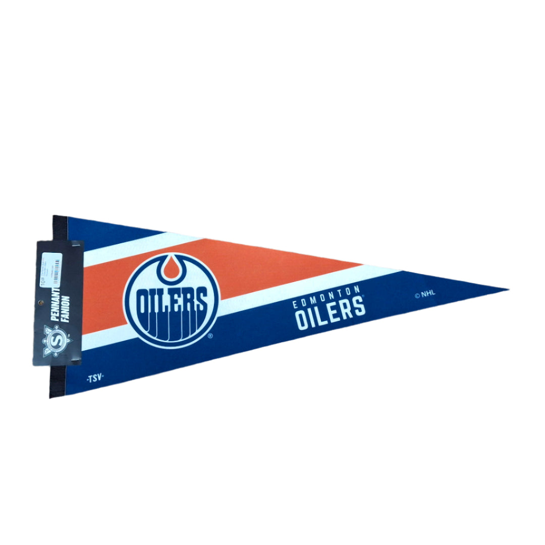 The Sports Vault NHL Edmonton Oilers Pennant blue orange