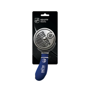 The Sports Vault NHL Edmonton Oilers Pizza Cutter royal blue