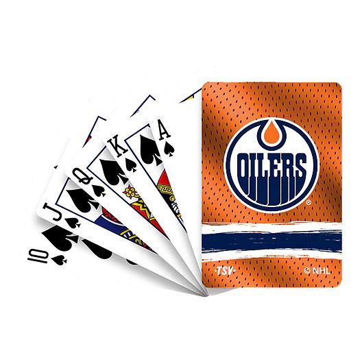 The Sports Vault NHL Edmonton Oilers Playing Cards Orange