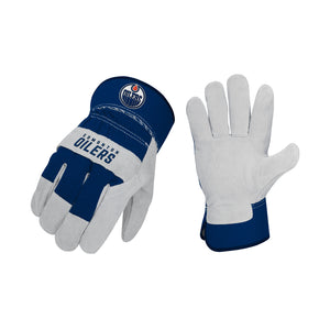 The Sports Vault NHL Edmonton Oilers Work Glove royal blue