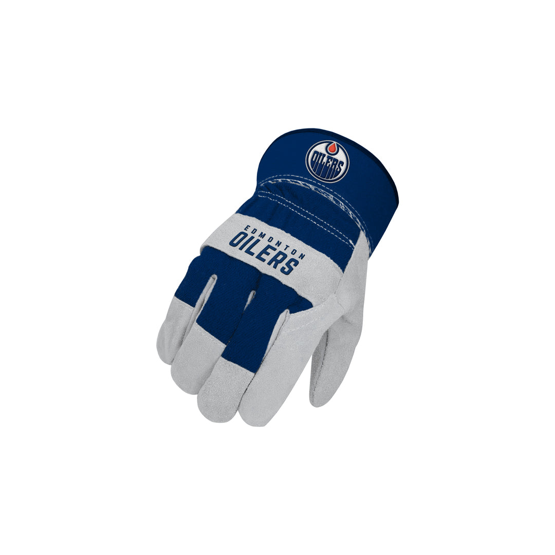The Sports Vault NHL Edmonton Oilers Work Glove royal