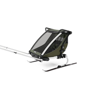Thule Chariot Lite Child Trailer vintage green