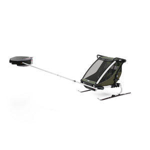 Thule Chariot Lite Child Trailer vintage green