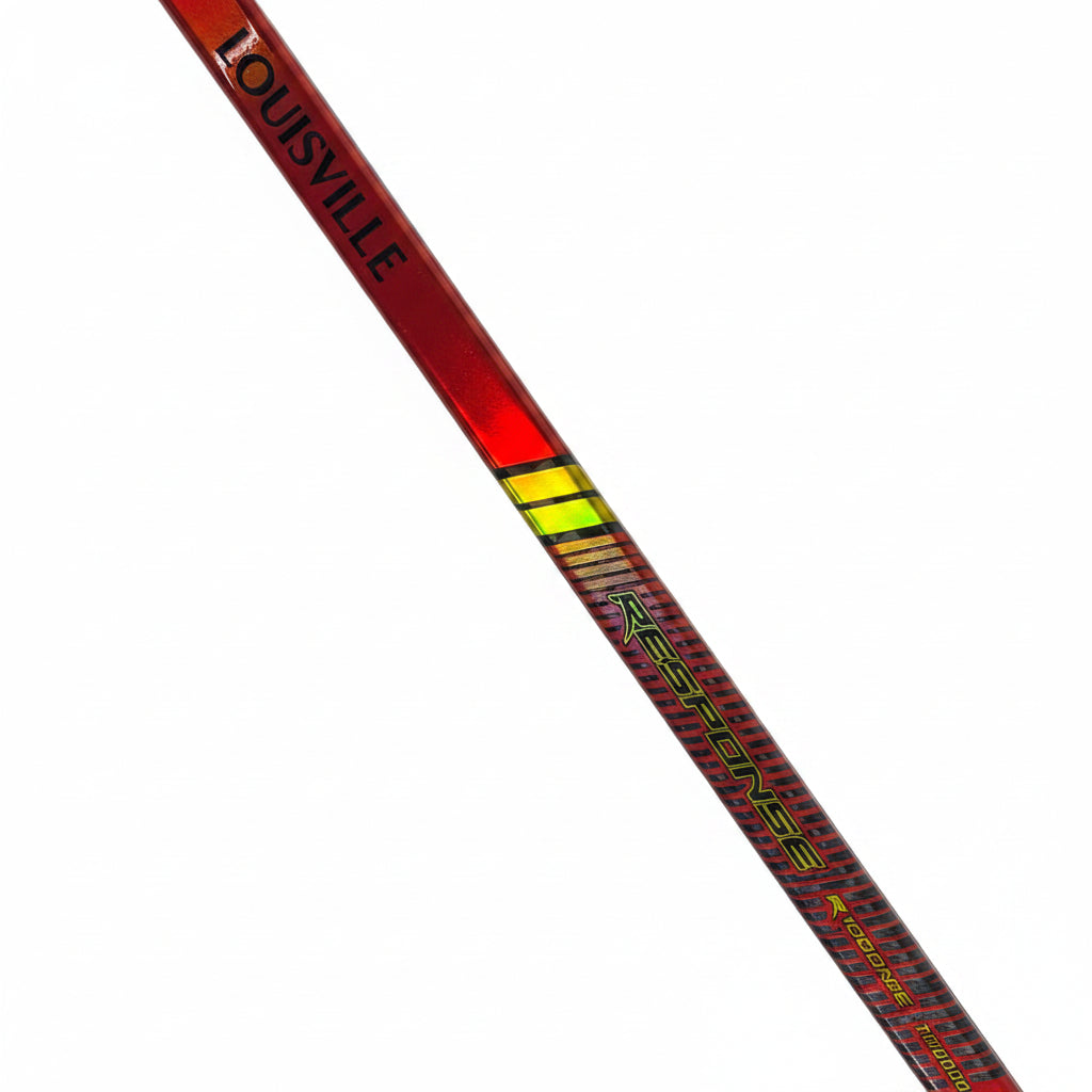 TPS Intermediate Response R1000 LK Hockey Player Stick red black yellow