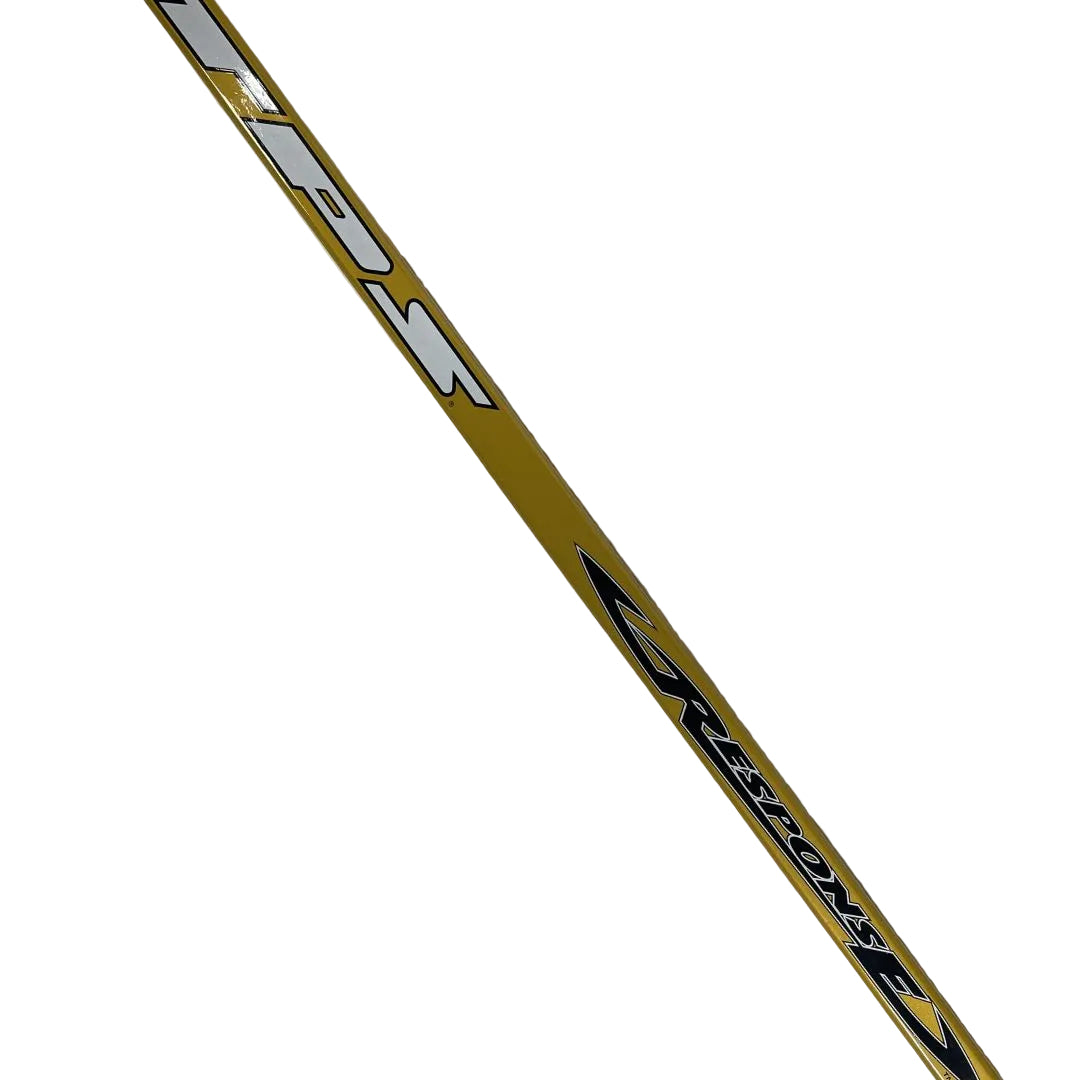 TPS Intermediate Response Vintage Hockey Player Stick black yellow white