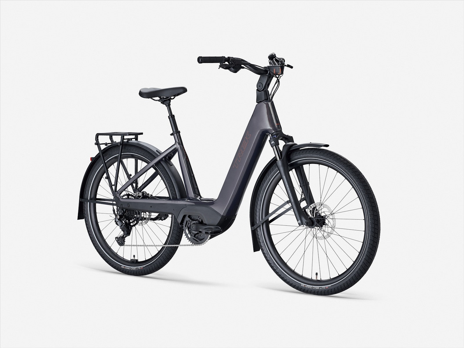 Trek Charter+ 4 Lowstep City Electric Bike 2027 Covelilite Blue