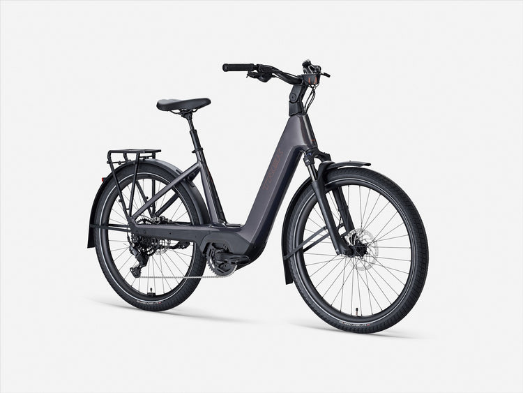 Trek Charter+ 4 Lowstep City Electric Bike 2027 Covelilite Blue