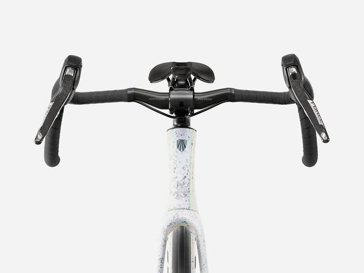 Trek Domane SLR 7 AXS (Gen 5) Performance Road Bike 2027 Mother of Pearl/Silver Marble 