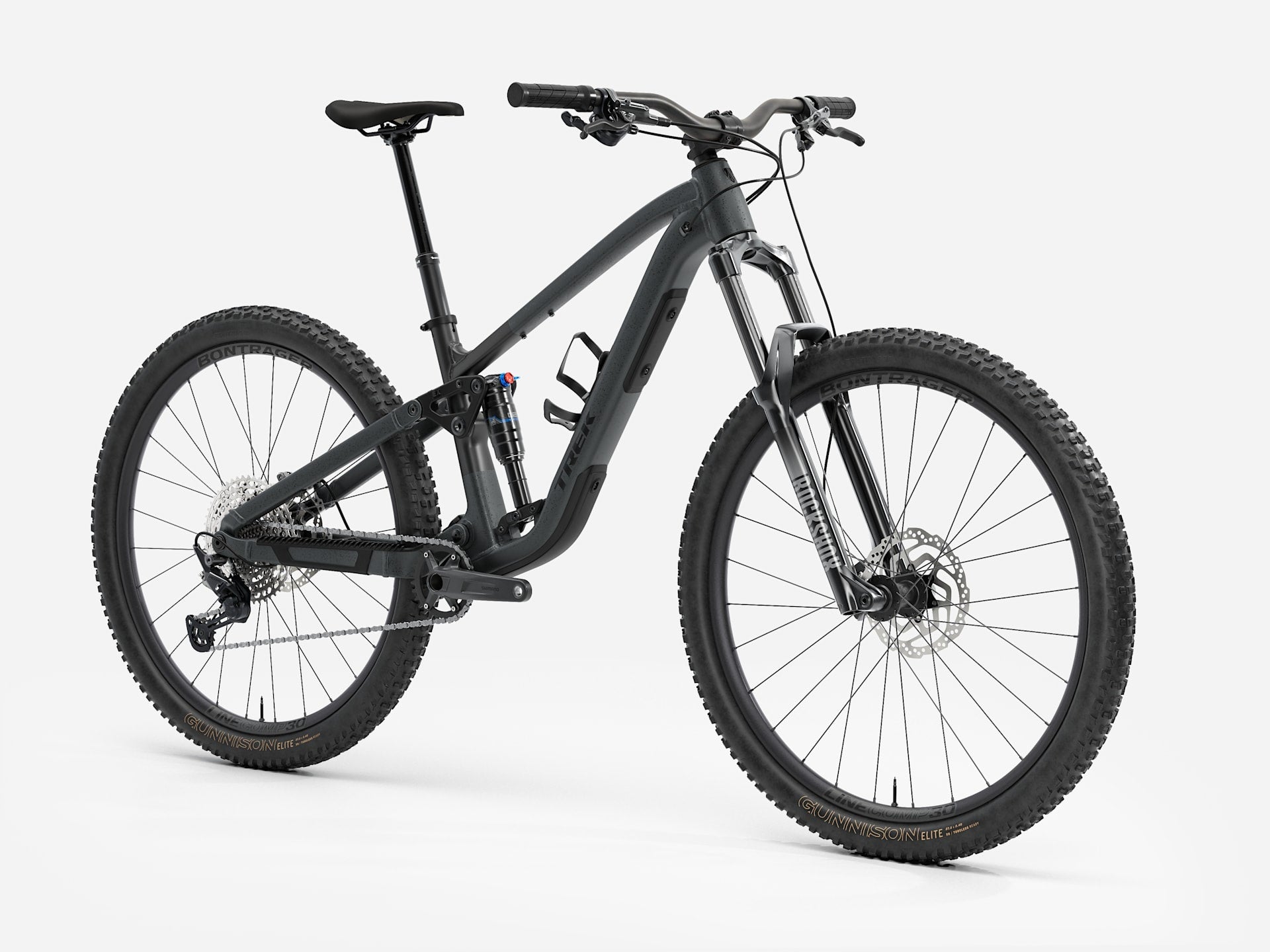 Trek Fuel EX 5 (Gen 7) Full Suspension Trail Mountain Bike 2026 Lithium Grey/Trek Black Splatter
